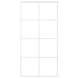 fehér matt ESG üveg és alumínium tolóajtó 102,5x205 cm