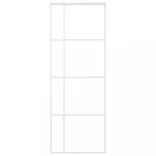 fehér ESG üveg és alumínium tolóajtó 76x205 cm