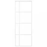 fehér matt ESG üveg és alumínium tolóajtó 76x205 cm