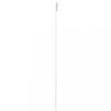 fehér ESG üveg és alumínium tolóajtó 90x205 cm