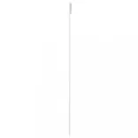 fehér matt ESG üveg és alumínium tolóajtó 90x205 cm