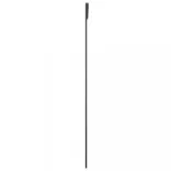 fekete matt ESG üveg és alumínium tolóajtó 102,5x205 cm