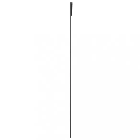 fekete matt ESG üveg és alumínium tolóajtó 102,5x205 cm