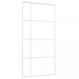 fehér ESG üveg és alumínium tolóajtó 102,5x205 cm