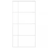 fehér ESG üveg és alumínium tolóajtó 102,5x205 cm
