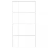 fehér matt ESG üveg és alumínium tolóajtó 102,5x205 cm