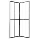 selyemmatt ESG zuhanykabin 80x80x180 cm