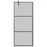 fekete sötét ESG üveg zuhanyfal 90x195cm
