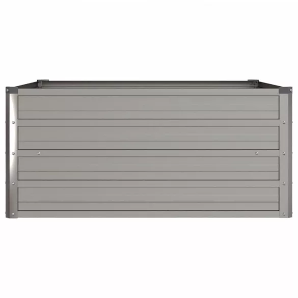 rozsda színű corten acél kerti magaságyás 100 x 100 x 45 cm