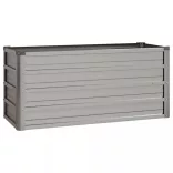 rozsda színű corten acél kerti magaságyás 100 x 40 x 45 cm