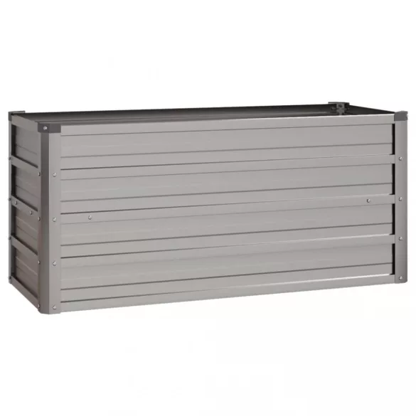 rozsda színű corten acél kerti magaságyás 100 x 40 x 45 cm