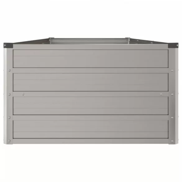 rozsda színű corten acél kerti magaságyás 240 x 80 x 45 cm
