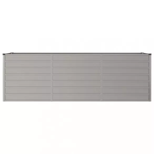 rozsda színű corten acél kerti magaságyás 240 x 80 x 77 cm