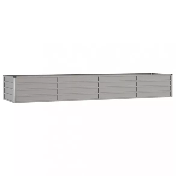 rozsda színű corten acél kerti magaságyás 320 x 80 x 45 cm