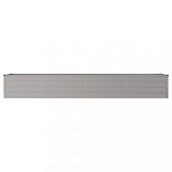 rozsda színű corten acél kerti magaságyás 320 x 80 x 45 cm