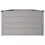 rozsda színű corten acél kerti magaságyás 320 x 80 x 45 cm