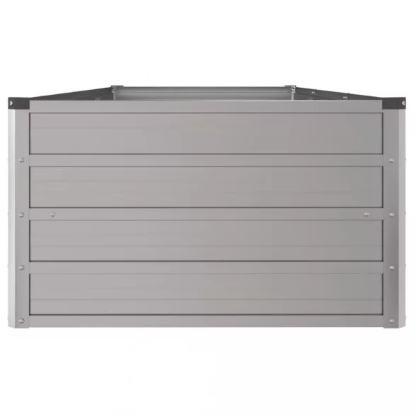 rozsda színű corten acél kerti magaságyás 320 x 80 x 45 cm