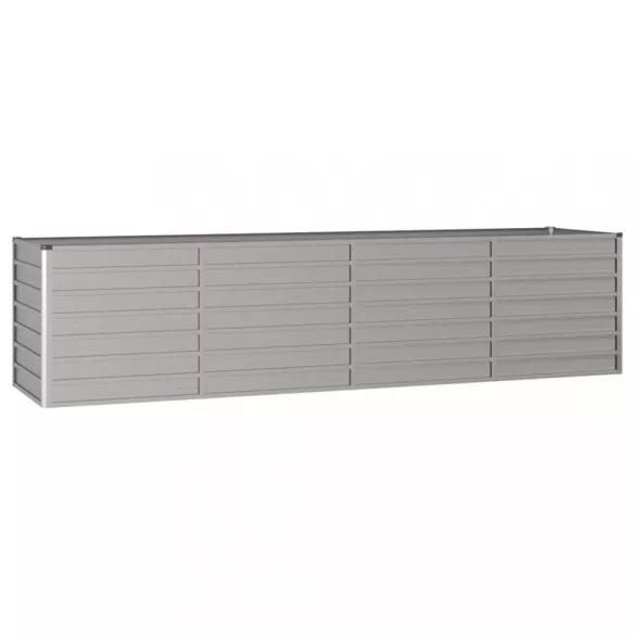rozsda színű corten acél kerti magaságyás 320 x 80 x 77 cm