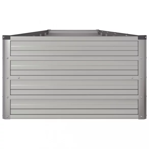 rozsda színű corten acél kerti magaságyás 400 x 80 x 45 cm