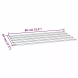 12 db rozsda színű corten acél tetőpanel 80 x 44 cm