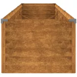 Corten acél kerti magaságyás 291 x 50 x 36 cm