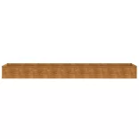 Corten acél kerti magaságyás 386 x 50 x 36 cm