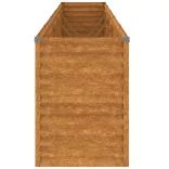 Corten acél kerti magaságyás 482 x 50 x 69 cm