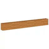 Corten acél kerti magaságyás 578 x 50 x 69 cm