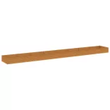 corten acél kerti magaságyás 770x100x36 cm