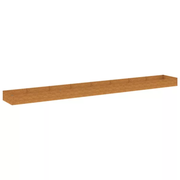 corten acél kerti magaságyás 770x100x36 cm