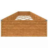 corten acél kerti magaságyás 770x100x36 cm