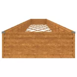 corten acél kerti magaságyás 960x100x36 cm