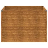 corten acél kerti magaságyás 100x100x69 cm