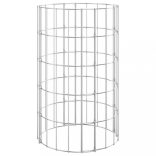 kör alakú horganyzott acél gabion oszlop Ø30 x 50 cm