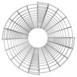 kör alakú horganyzott acél gabion oszlop Ø30 x 200 cm