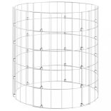 kör alakú horganyzott acél gabion oszlop Ø50 x 50 cm