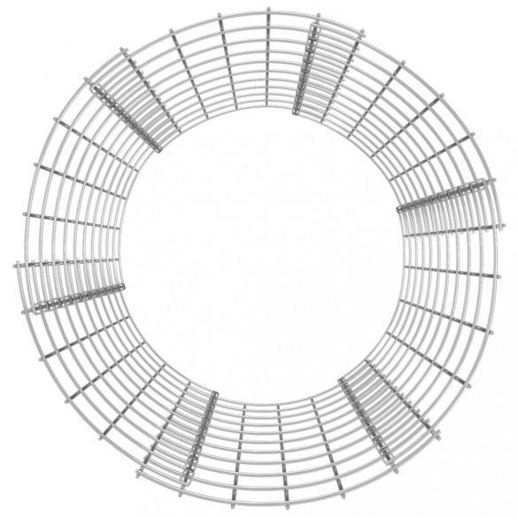 kör alakú horganyzott acél gabion oszlop Ø50 x 100 cm