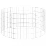 kör alakú horganyzott acél gabion oszlop Ø100 x 50 cm