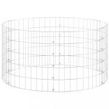 kör alakú horganyzott acél gabion oszlop Ø100 x 50 cm