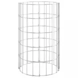 3 db kör alakú horganyzott acél gabion magaságyás Ø30 x 50 cm