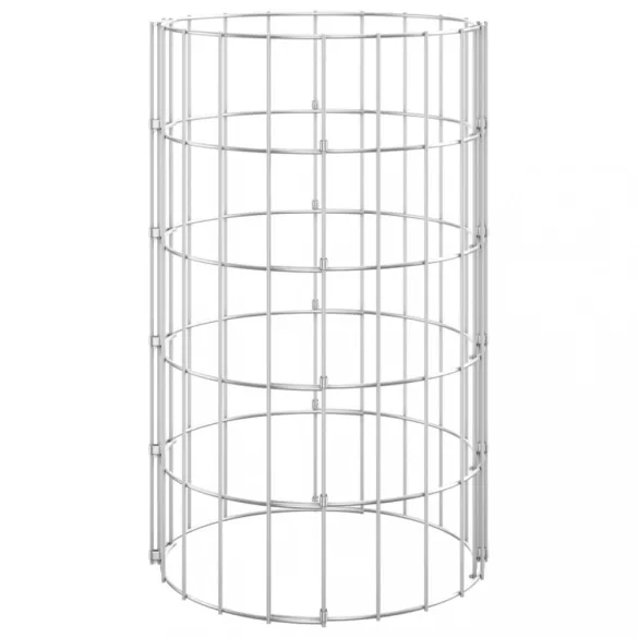 3 db kör alakú horganyzott acél gabion magaságyás Ø30 x 50 cm