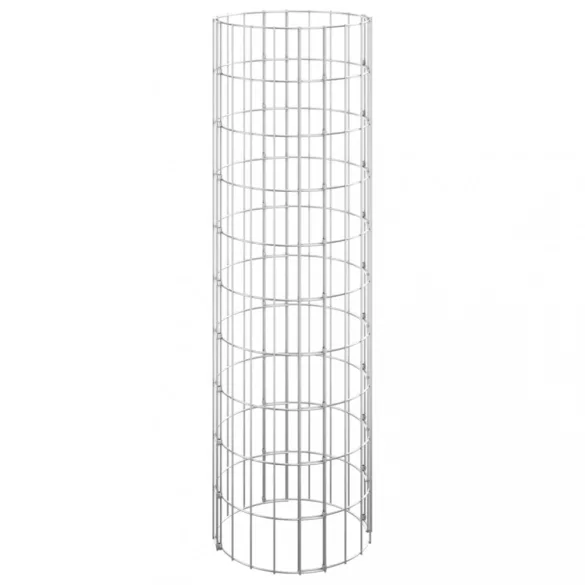 3 db kör alakú horganyzott acél gabion magaságyás Ø30 x 100 cm