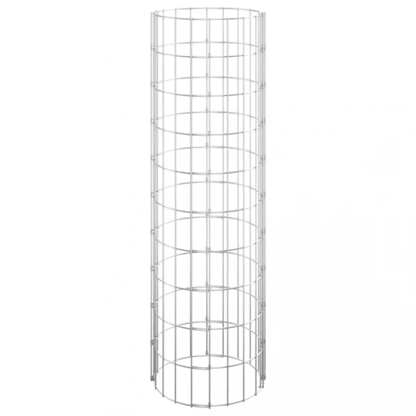3 db kör alakú horganyzott acél gabion magaságyás Ø30 x 100 cm