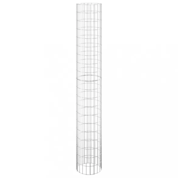3 db kör alakú horganyzott acél gabion magaságyás Ø30 x 200 cm