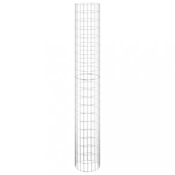 3 db kör alakú horganyzott acél gabion magaságyás Ø30 x 200 cm