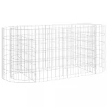 horganyzott vas gabion magaságyás 120 x 50 x 50 cm