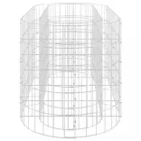 horganyzott vas gabion magaságyás 120 x 50 x 50 cm