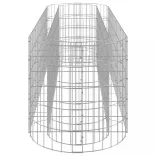 horganyzott vas gabion magaságyás 190 x 50 x 50 cm