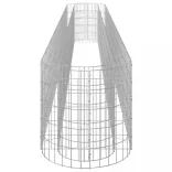 horganyzott vas gabion magaságyás 400 x 50 x 50 cm