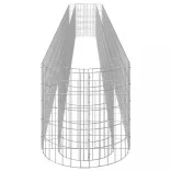 horganyzott vas gabion magaságyás 470 x 50 x 50 cm